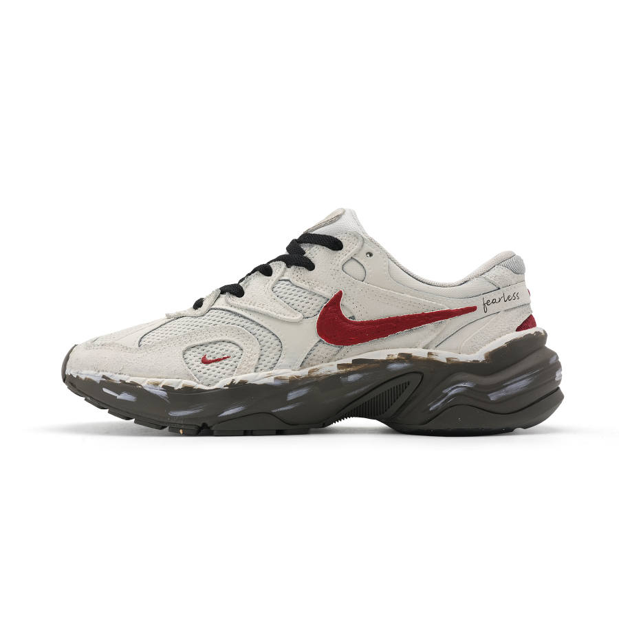 Nike Nike AL8 Fearless White Flame Leather, Suede Abrasion Resistant Slip Resistant Low top Casual Shoes Unisex Gray