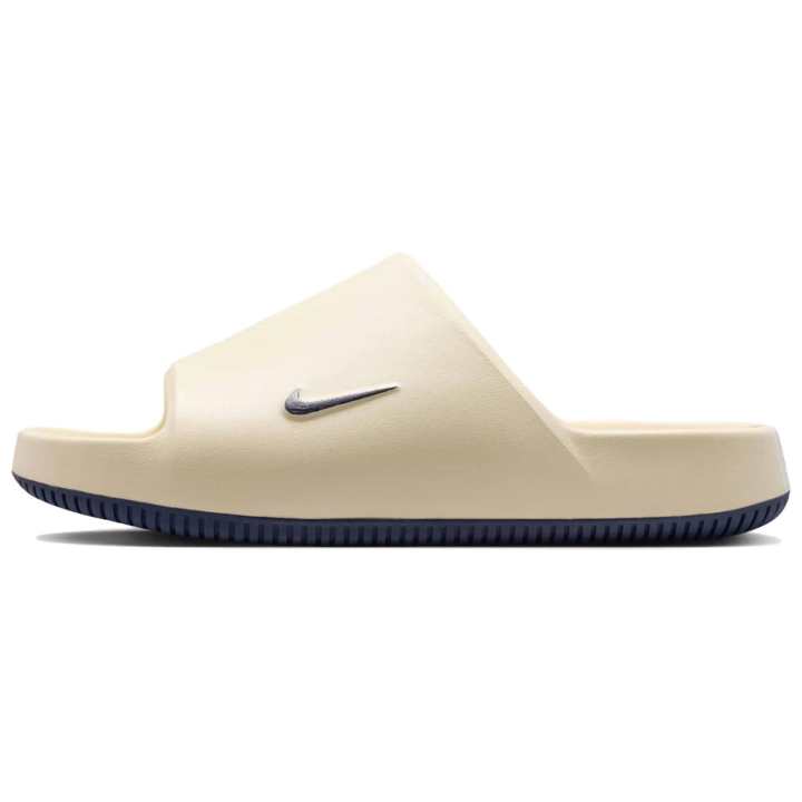 Nike Nike Calm 2.0 Slide Slippers Unisex Beige Blue