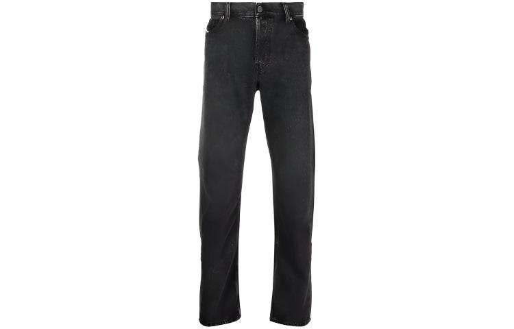 DIESEL Jeans Men's Black Moderate Straight Fit Pants