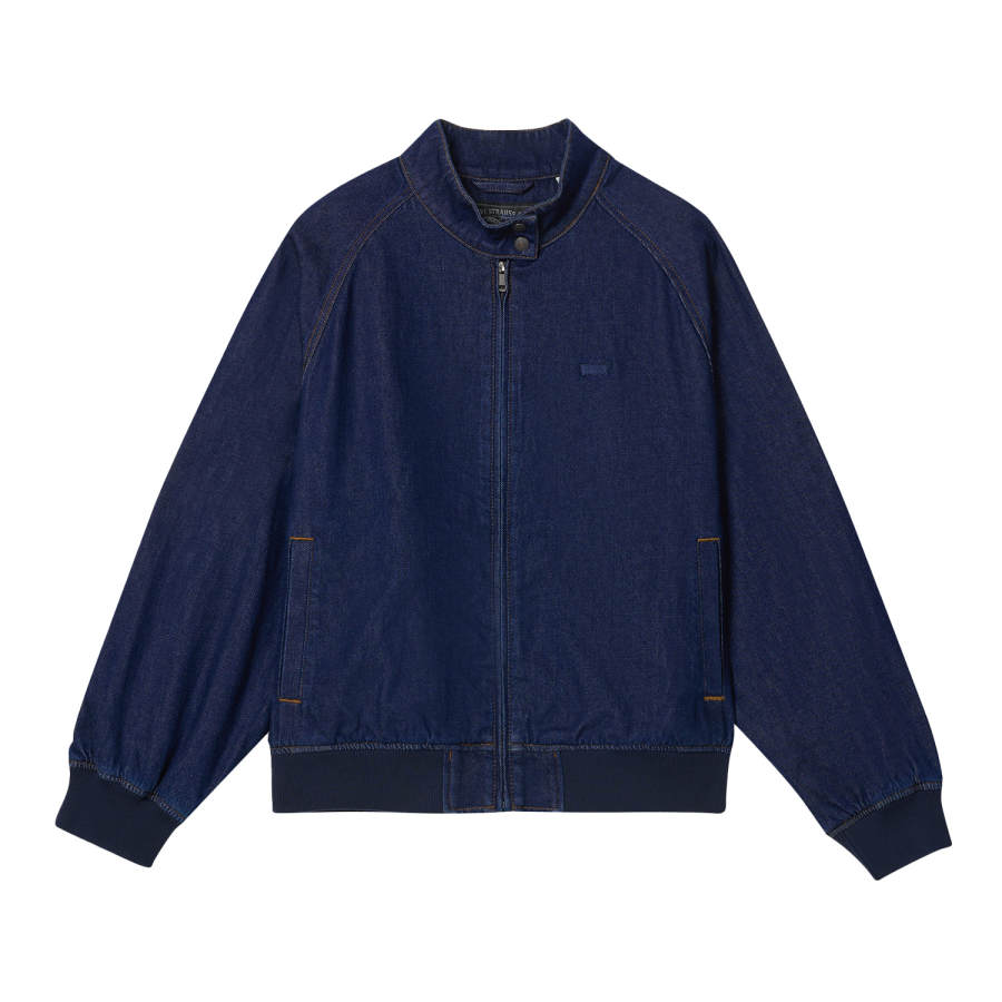 Levis Levis Jackets Men's Dark Blue Stand Collar Moderate Workwear