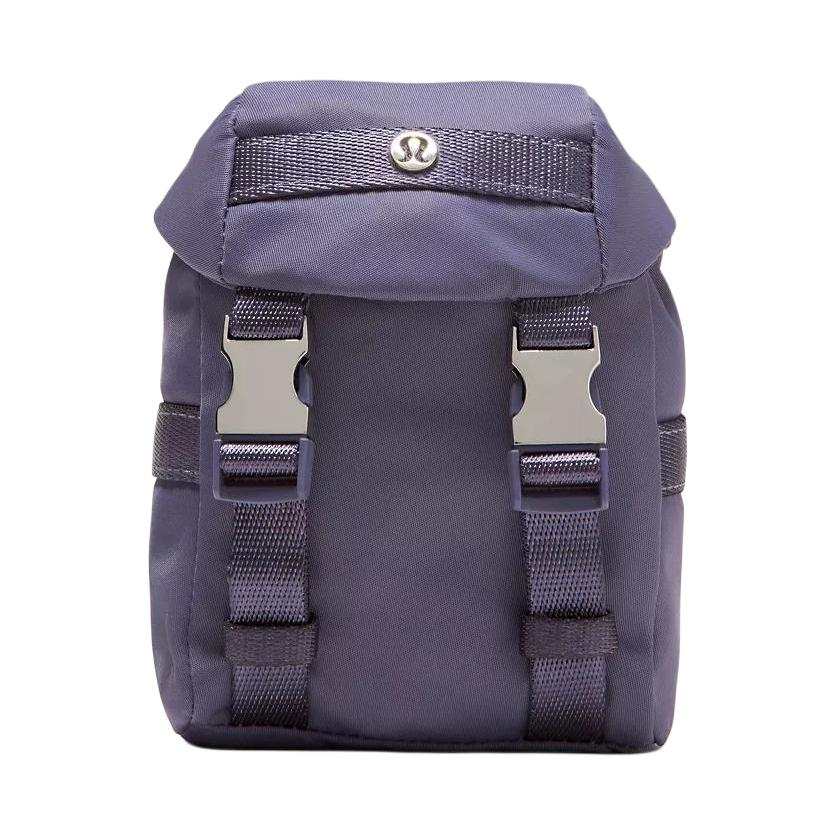 Lululemon Lululemon Wunderlust Nylon Coin Purse Extra Mini Men's Grape Mist & Silver