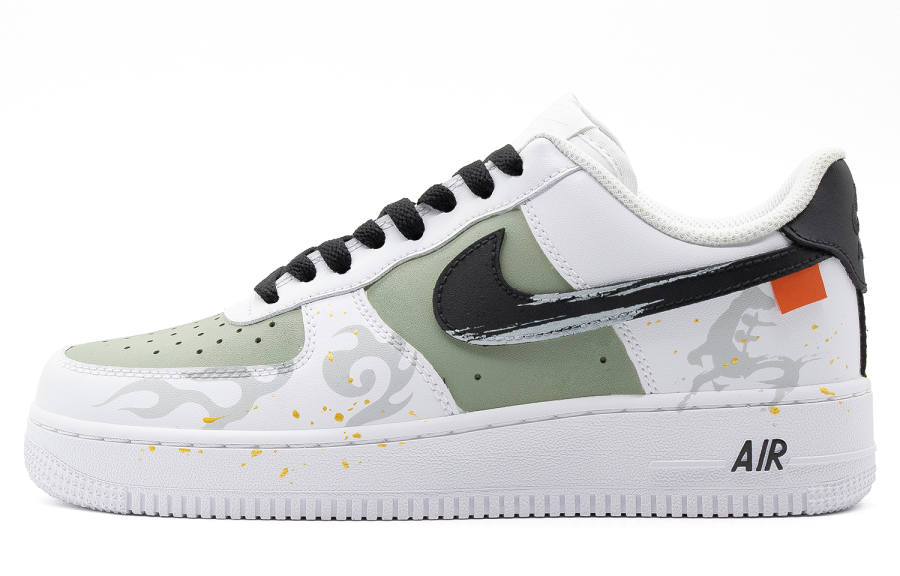 Nike Nike Air Force 1 Horse Leap Spring Festival Leather Cushioning Coverage Slip Resistant Low top Trendy Skateboard Shoes