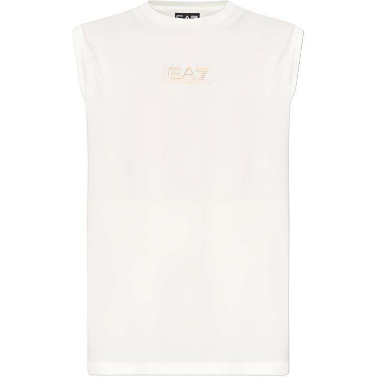 Emporio Armani Logo Embroidered Top