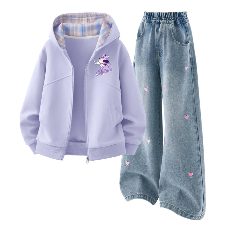 Disney Kids Casual Sportswear Crew Neck Moderate