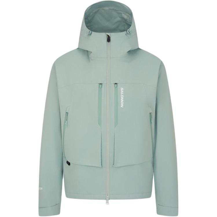 SALOMON Hiking Waterproof, Windproof, And Breathable Windbreaker Jacket Women's