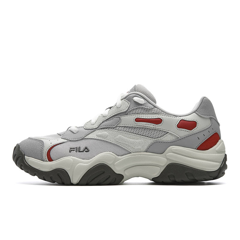 FILA KORAL Breathable Chunky Sneakers Men's Gray
