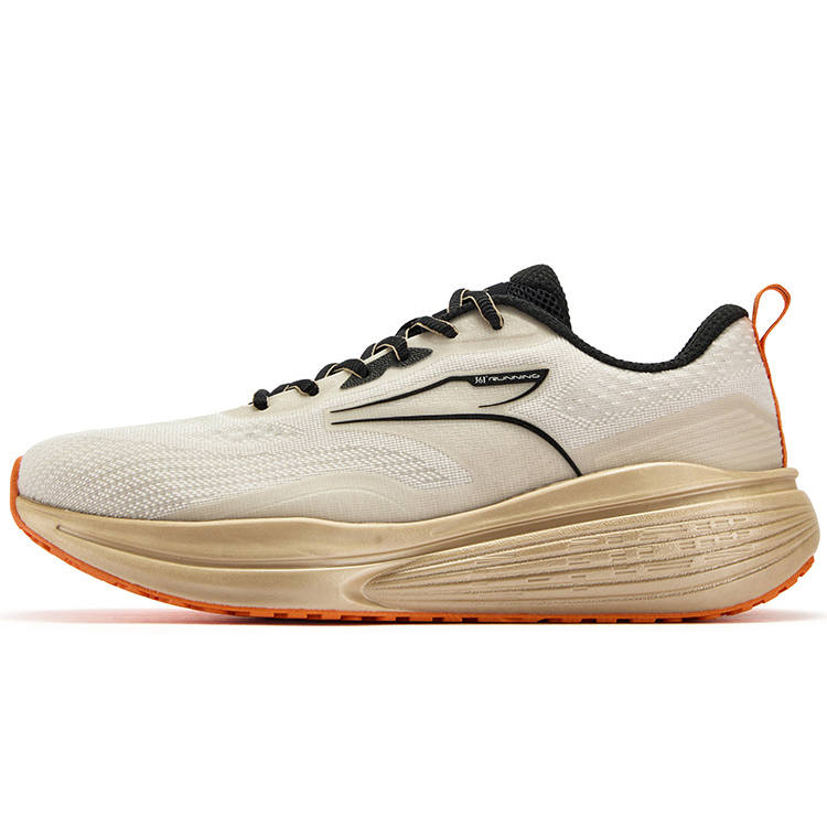 361° Momentum Cushioning Abrasion Resistant Slip Resistant Low top Running Shoes Men's Beige Orange