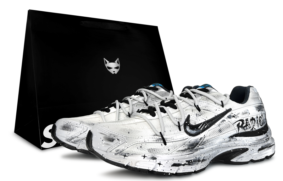 Nike Nike Initiator Abrasion Resistant Slip Resistant Abrasion Resistant Slip Resistant Running Shoes Unisex Black White