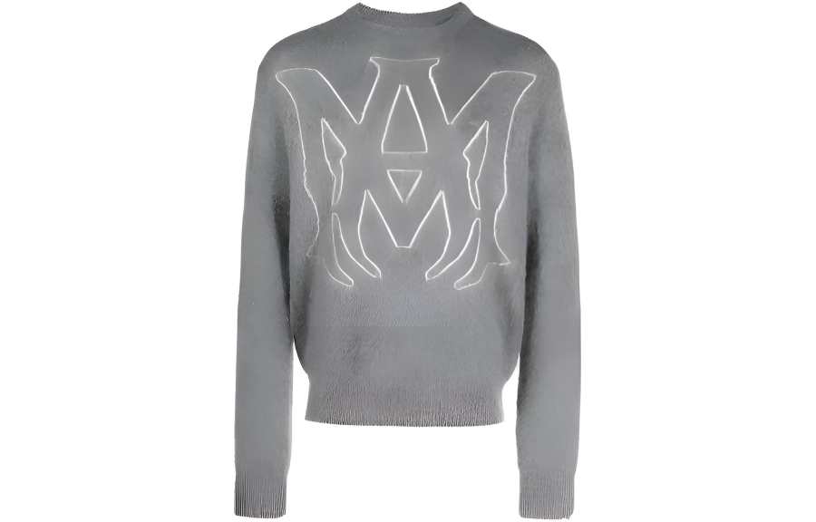 AMIRI Logo Jacquard Crewneck Knitted Jumper