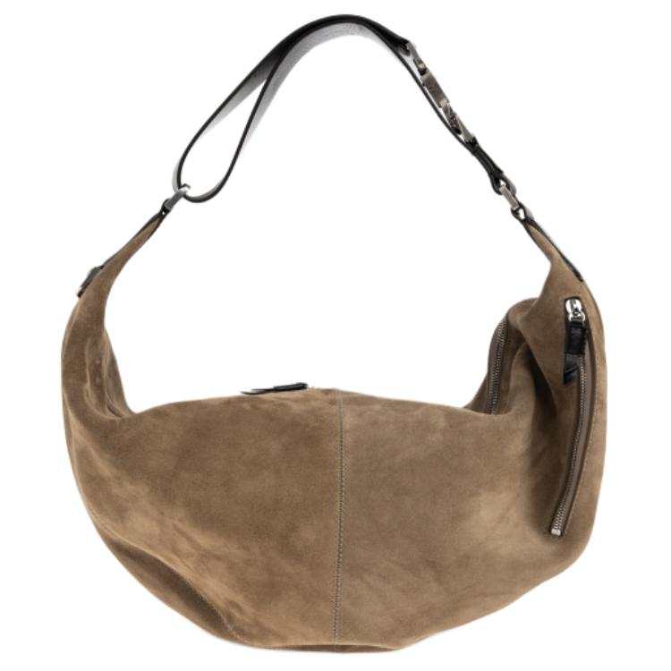 Lemaire Genuine Leather Shoulder Bag Women's Brown