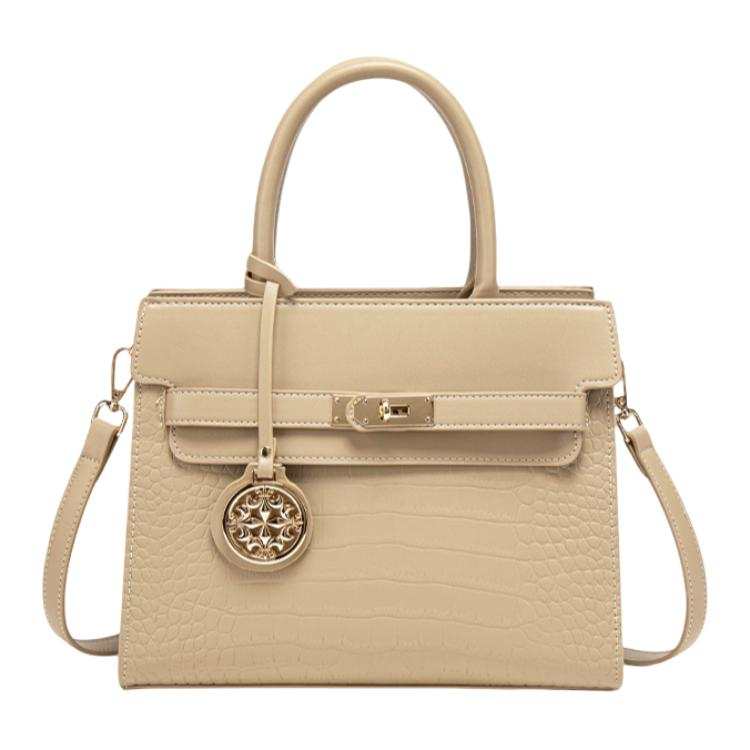 PAYOT Synthetic Leather Handbag Regular Women's Apricot