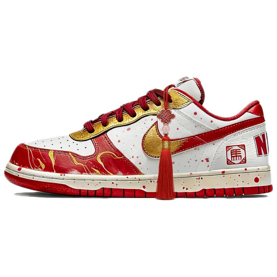 Nike Nike Big Be Happy Immediately Synthetic Leather Slip Resistant Cushioning Abrasion Resistant Low top Skateboard Shoes