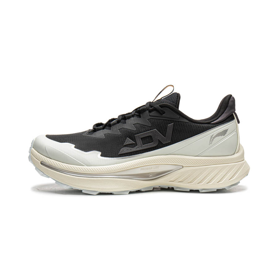 Li-Ning Li Ning Chasing The Sky Low top Trail Running Shoes Men's Black White