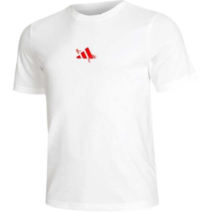 Adidas Adidas T Shirts Women's White Crew Neck Moderate