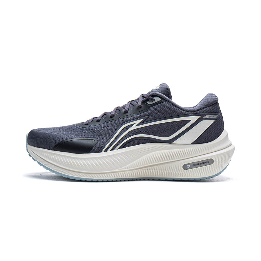 Li-Ning Li Ning Yueying 5 Cushioning Abrasion Resistant Low top Running Shoes Men's Curtain Mountain Blue