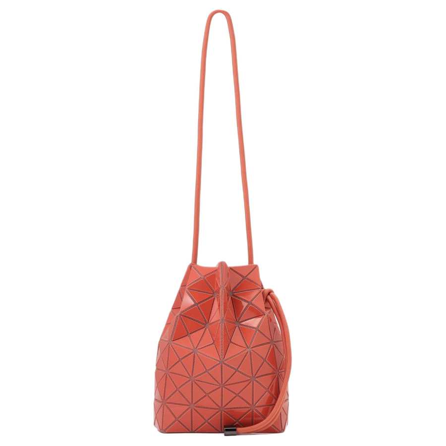 ISSEY MIYAKE Wring PVC Handbag, Crossbody Bag Unisex Clay Red