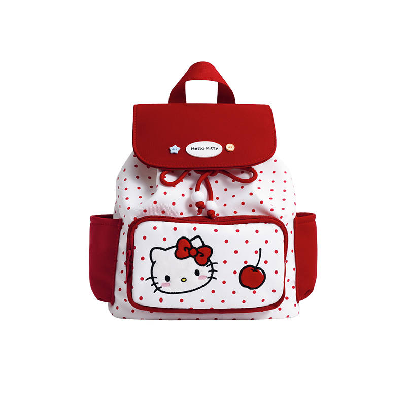Sanrio Sanrio Polyester Backpack Women's Red/Black