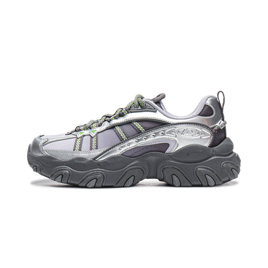 Li-Ning Li Ning Cat Paw Lite3 Low top Chunky Sneakers Women's Purple Silver