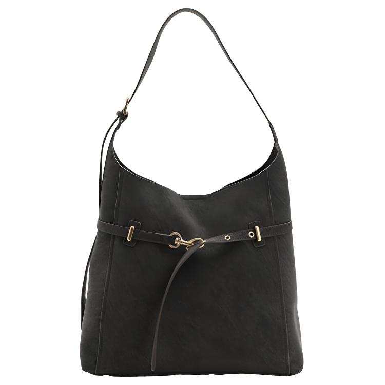 URBAN REVIVO Synthetic Leather Crossbody Bags Regular Women's Coffee Brown