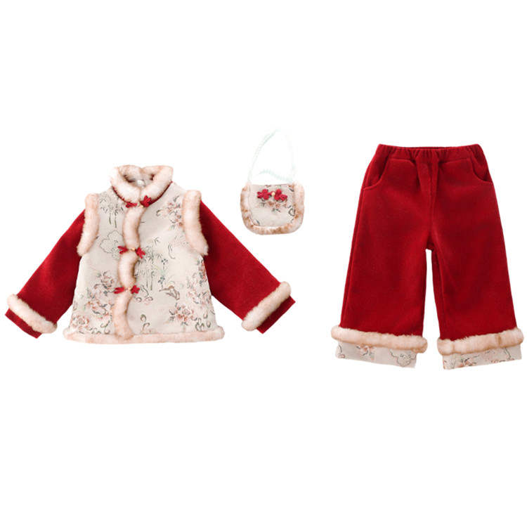 PROTECTCAMEL PROTECTCAMEL Kids Two Piece Skirt Sets Stand Collar