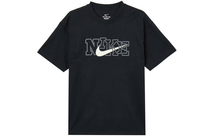 Nike Nike T Shirts Men's Black Crew Neck Moderate
