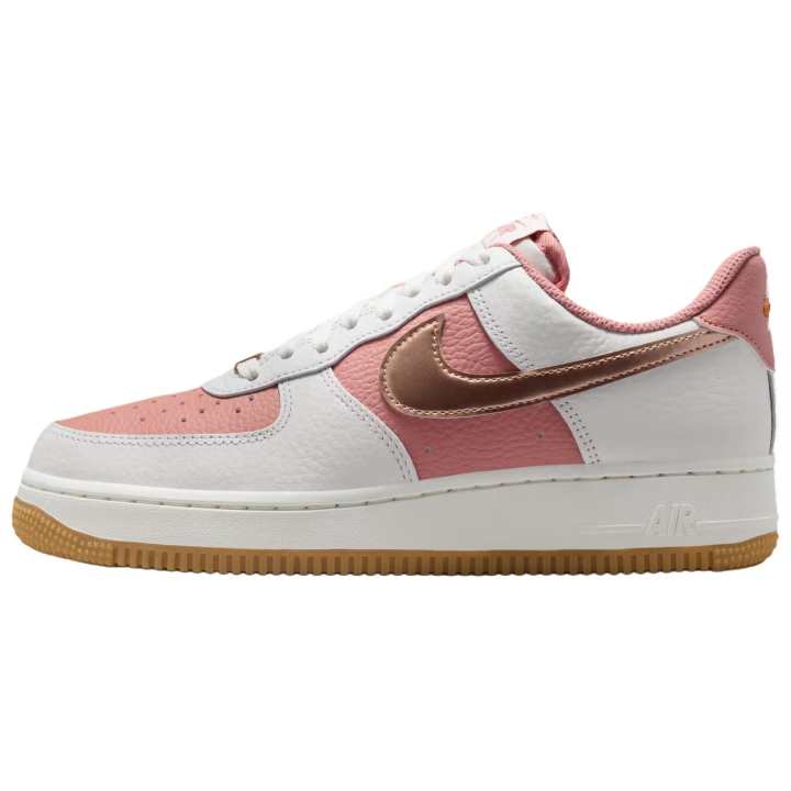 Nike Nike Air Force 1 Low top Skateboard Shoes Unisex White Pink