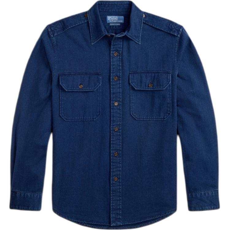 Polo Ralph Lauren FW25 Shirt Classic Version Men's Indigo