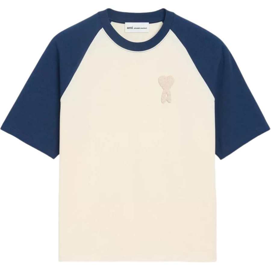 Amiparis Paris Logo Patch Crewneck T-Shirt