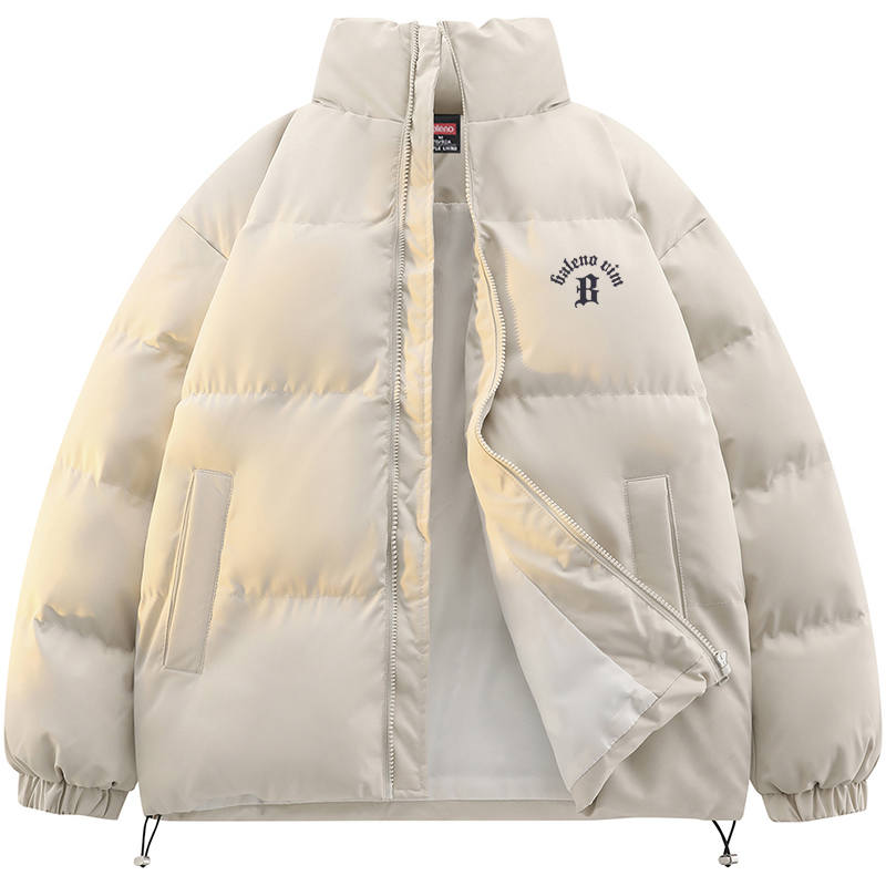 BALENO Puffer Jackets Unisex Stand Collar Thickened Padded Puffer Jacket