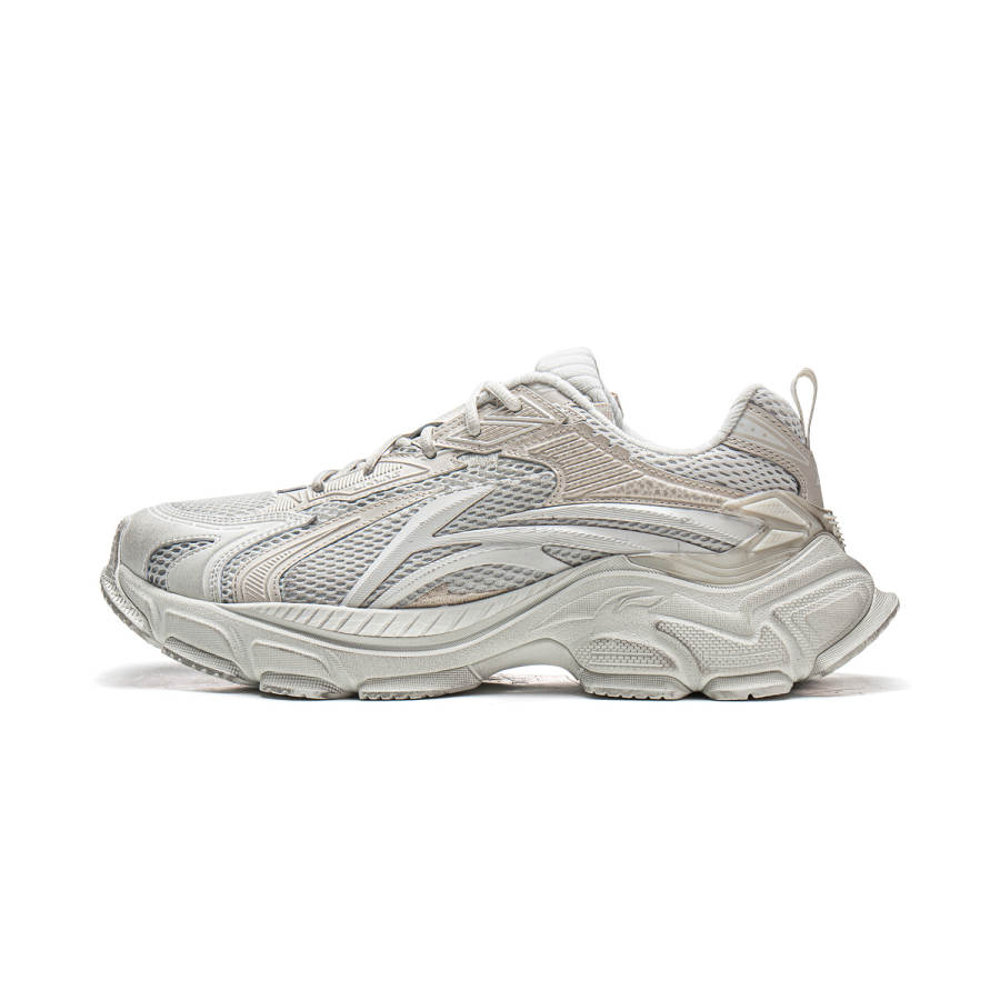 Li-Ning Li Ning Hei Star L2K Low top Casual Shoes Men's White Gray