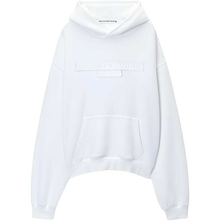 Alexander Wang Alexander Wang distressed-logo hoodie