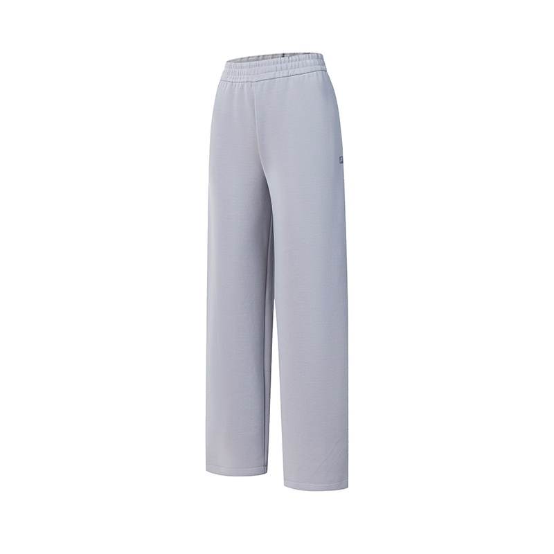 FILA Fitness Knitted Sweatpants Women's New Tile Gray