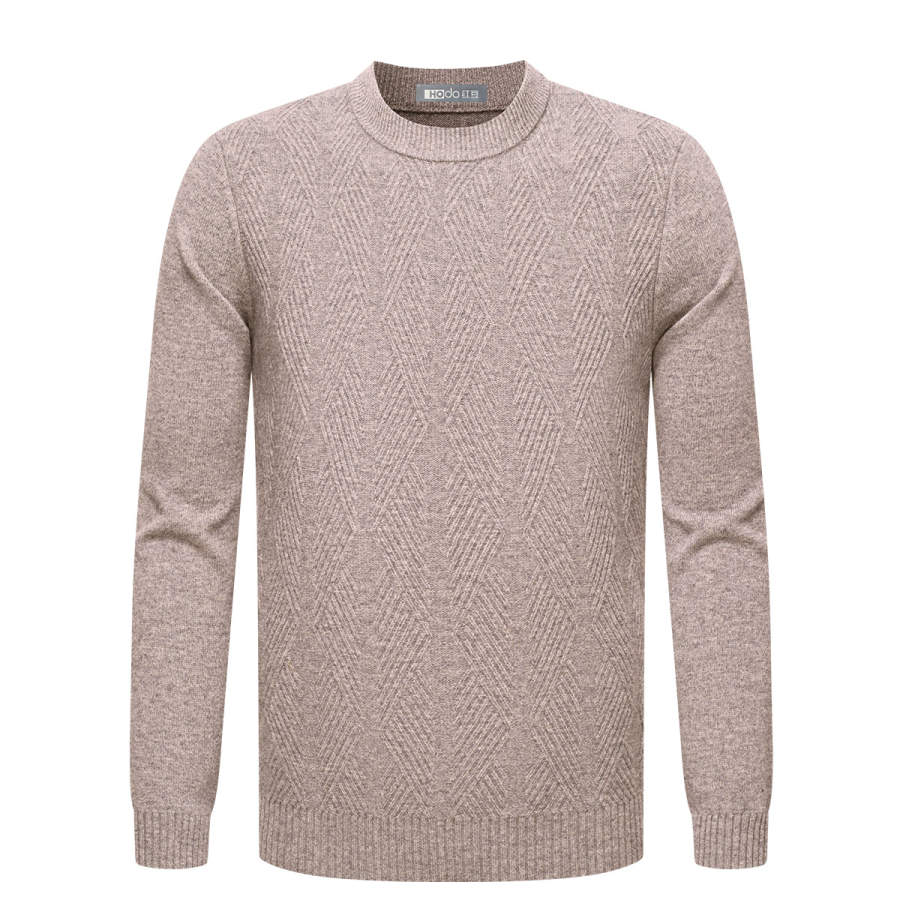 Hodo Hodo Sweaters Men's Crew Neck Thickened