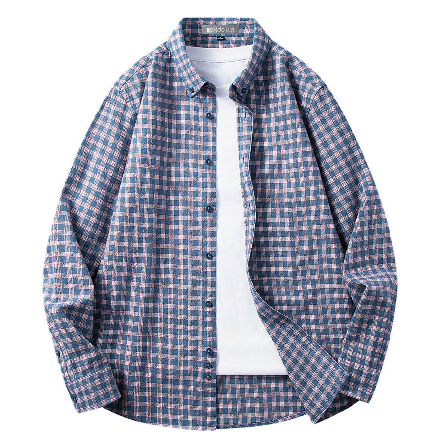 Hodo Shirts Men's Lapel Moderate Workwear