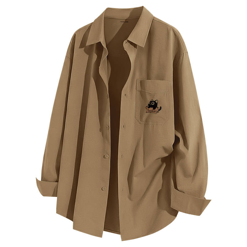 Tonlion Shirts Men's Lapel Moderate Other