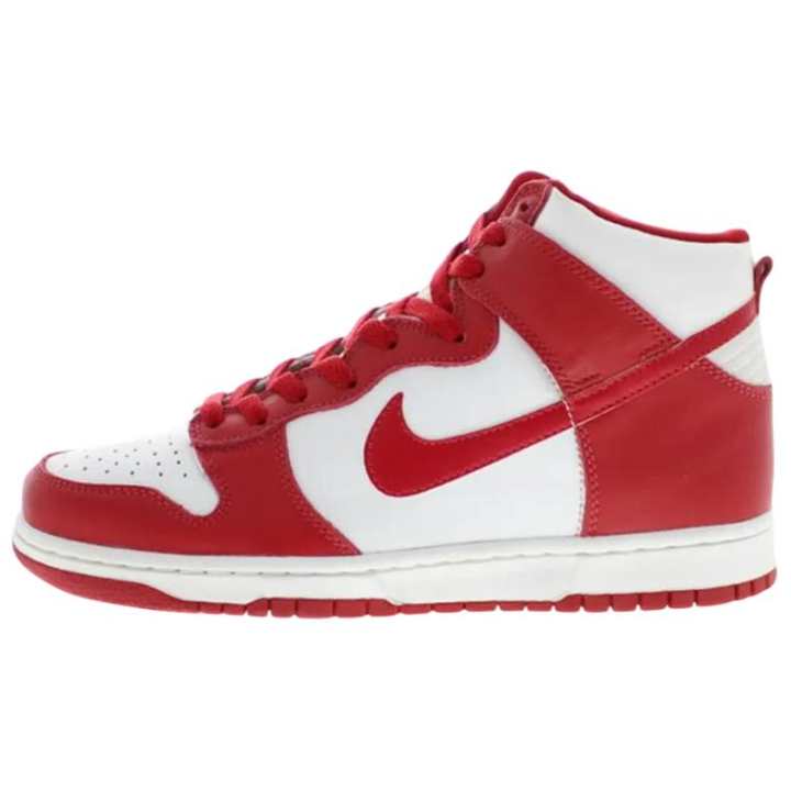 Nike Nike Dunk High top Skateboard Shoes Unisex Red White