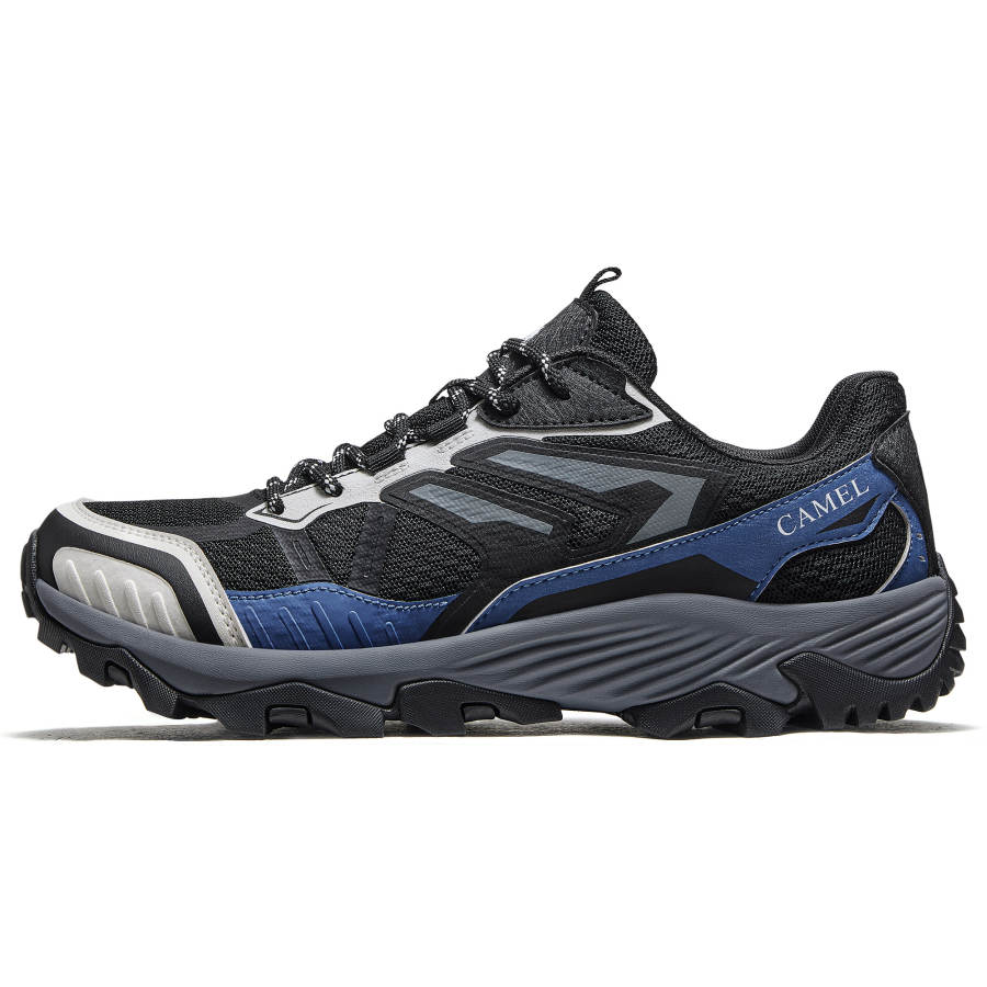 CAMEL Mountaineering & Hiking Shoes Men's Low Top Black/White/Blue, Gray, Black/Silver