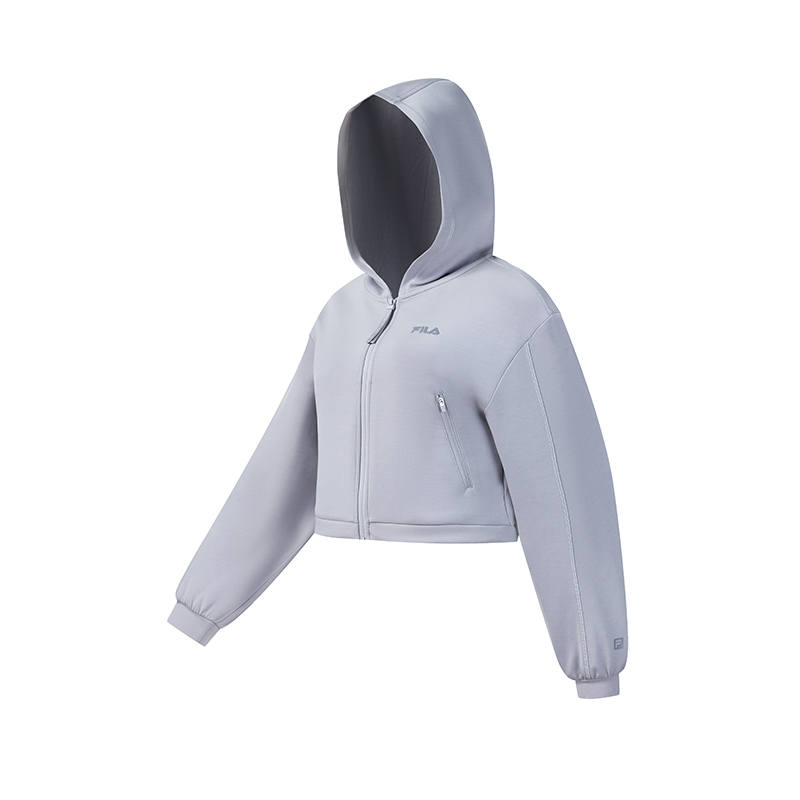 FILA Fitness Sweatshirt Women's New Tile Gray
