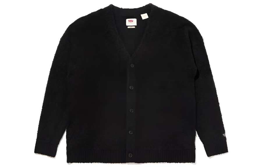 Levis Levis Knitwear Men's Black V Neck Moderate Other