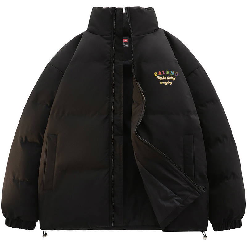 BALENO Puffer Jackets Unisex Stand Collar Thickened Padded Puffer Jacket