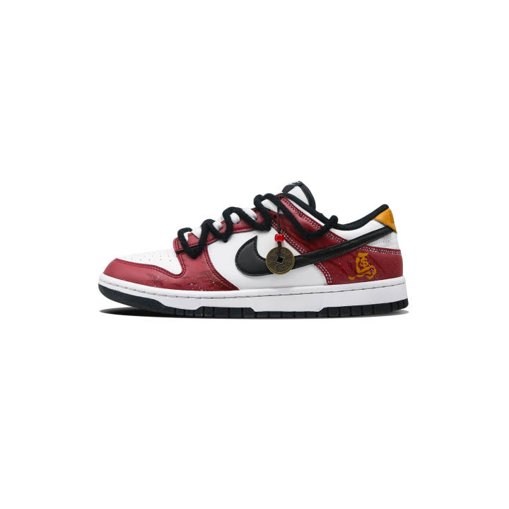Nike Nike Dunk Pegasus Arc Leather Low top Kids' Skateboarding Shoes Red Teenagers