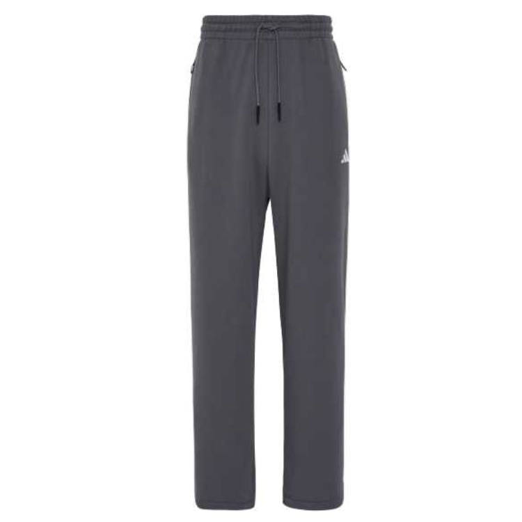 Adidas Adidas Casual Pants Men's Dark Gray Moderate Straight Fit Pants