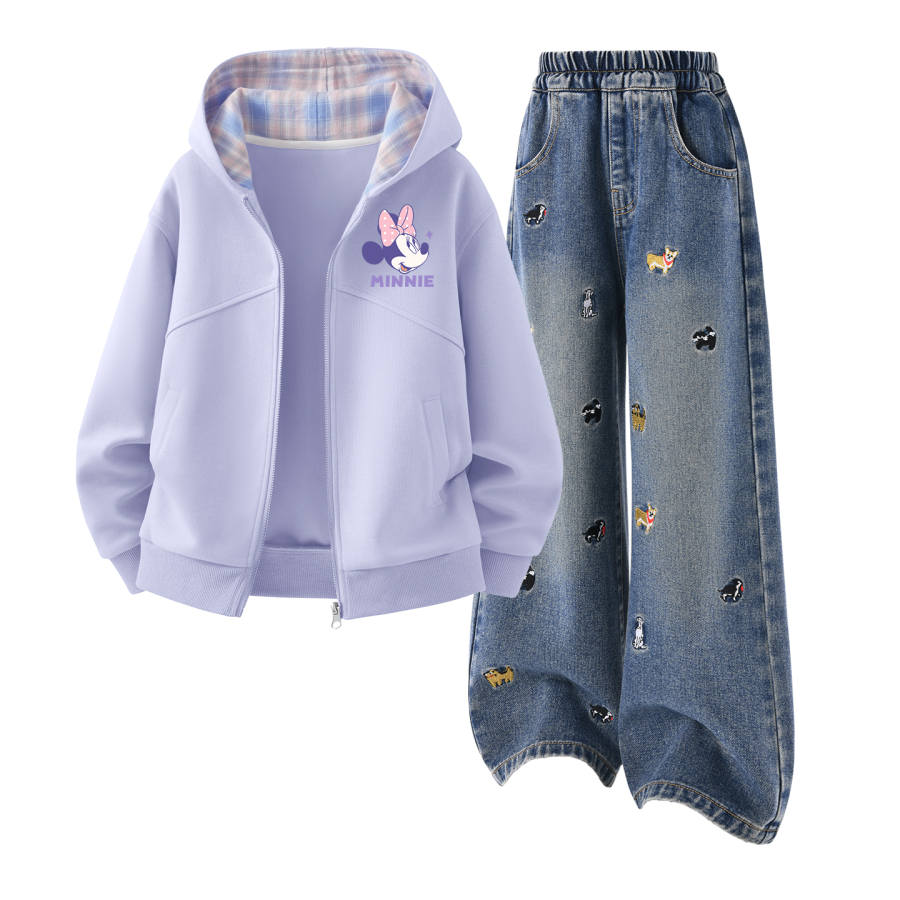 Disney Kids Casual Sportswear Crew Neck Moderate