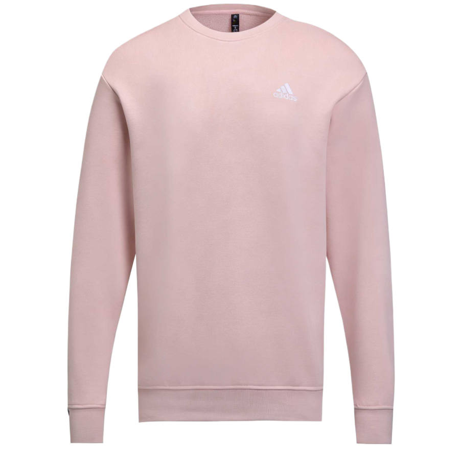 Adidas Adidas LABEL Sweatshirts Unisex Light Pink Crew Neck Moderate