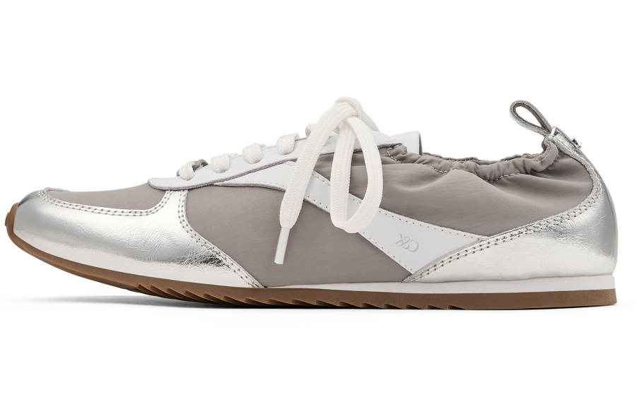 CHARLES&KEITH Small Ck Low top Casual Shoes Women's Silver