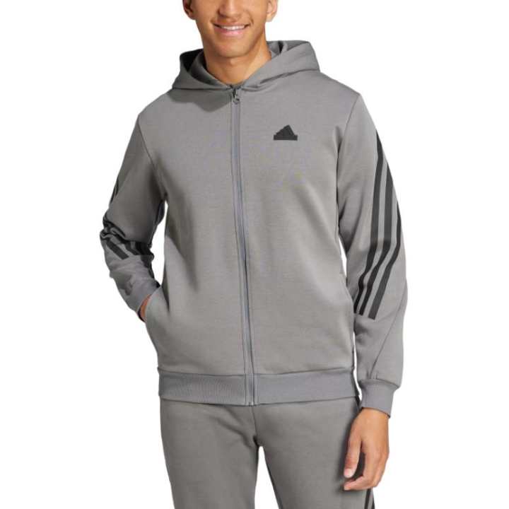 Adidas Adidas Sweatshirts Men's Gray Hooded Moderate
