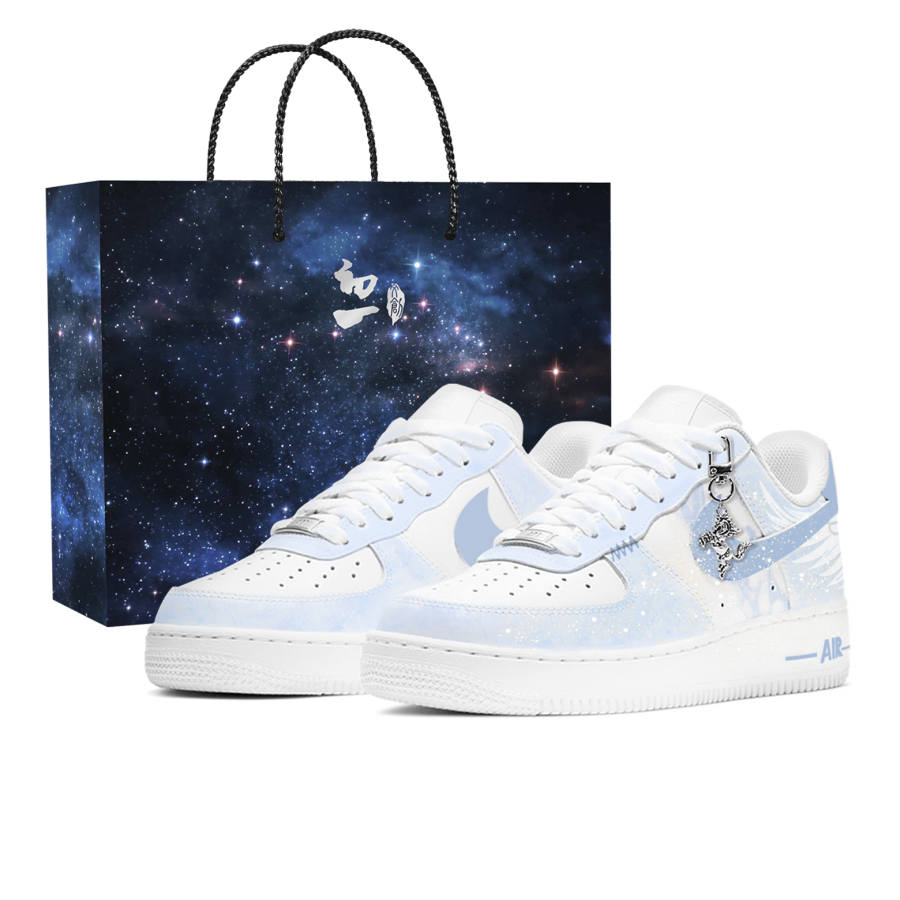 Nike Nike Air Force 1 Shopping Bag, Ice Feather Frost CNY Horse Year Collection, New Year's Day Culture CH