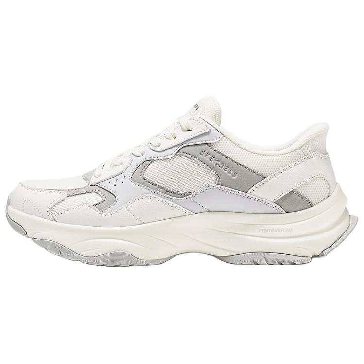 Skechers Street Breathable Support Height Increasing Low top Chunky Sneakers Men's White