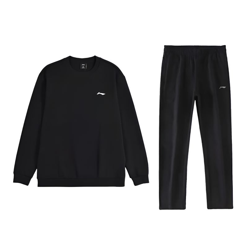 Li-Ning Li Ning Casual Sportswear Unisex Black+Black