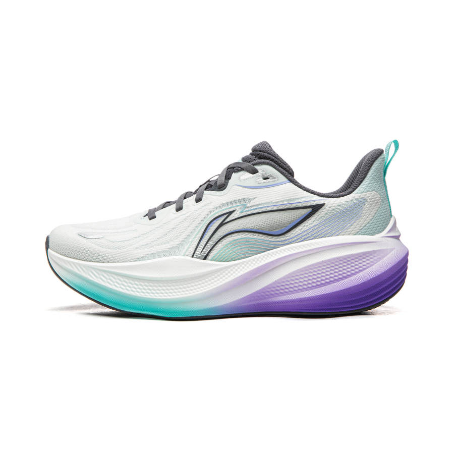 Li-Ning Li Ning Leisurely 2 Low top Running Shoes Men's White Blue
